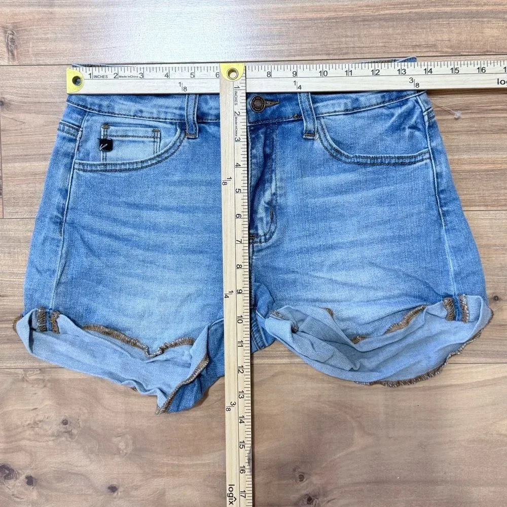 KanCan Blue Jean Shorts Size 27 - Picture 4 of 8